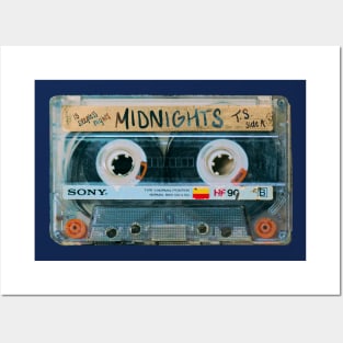 Midnights Cassette - 13 Sleepless Nights Posters and Art